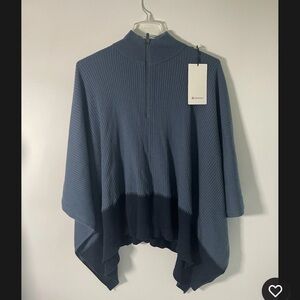 Lululemon Athletica Ribbed Knit Poncho